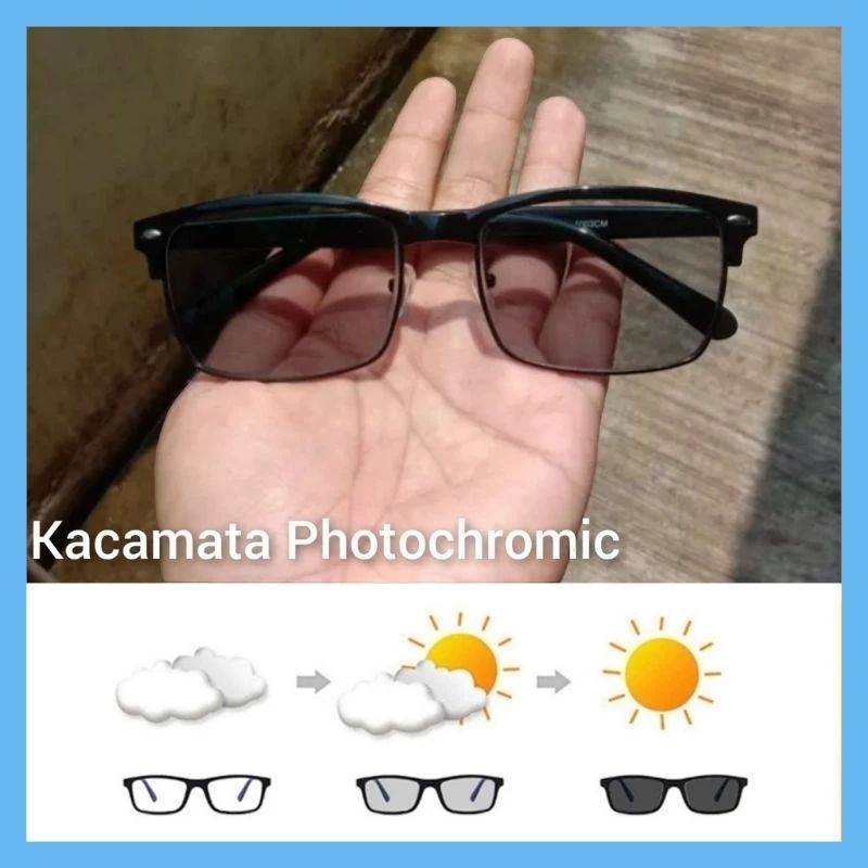 Kacamata Baca dan Jalan Lensa Plus Progresif Photocromic Standar Optik