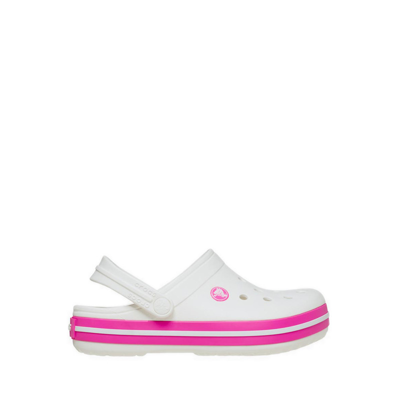 Crocs Crocband Kids Clog - White/Pink Crush