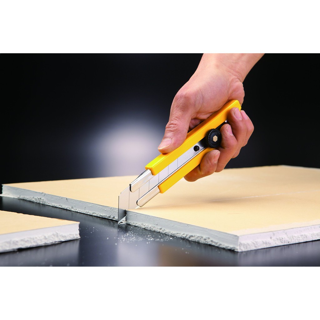 

OLFA H-1 Pisau Cutter 25mm Extra Heavy Duty Classic Rubber Grip Utility Knife