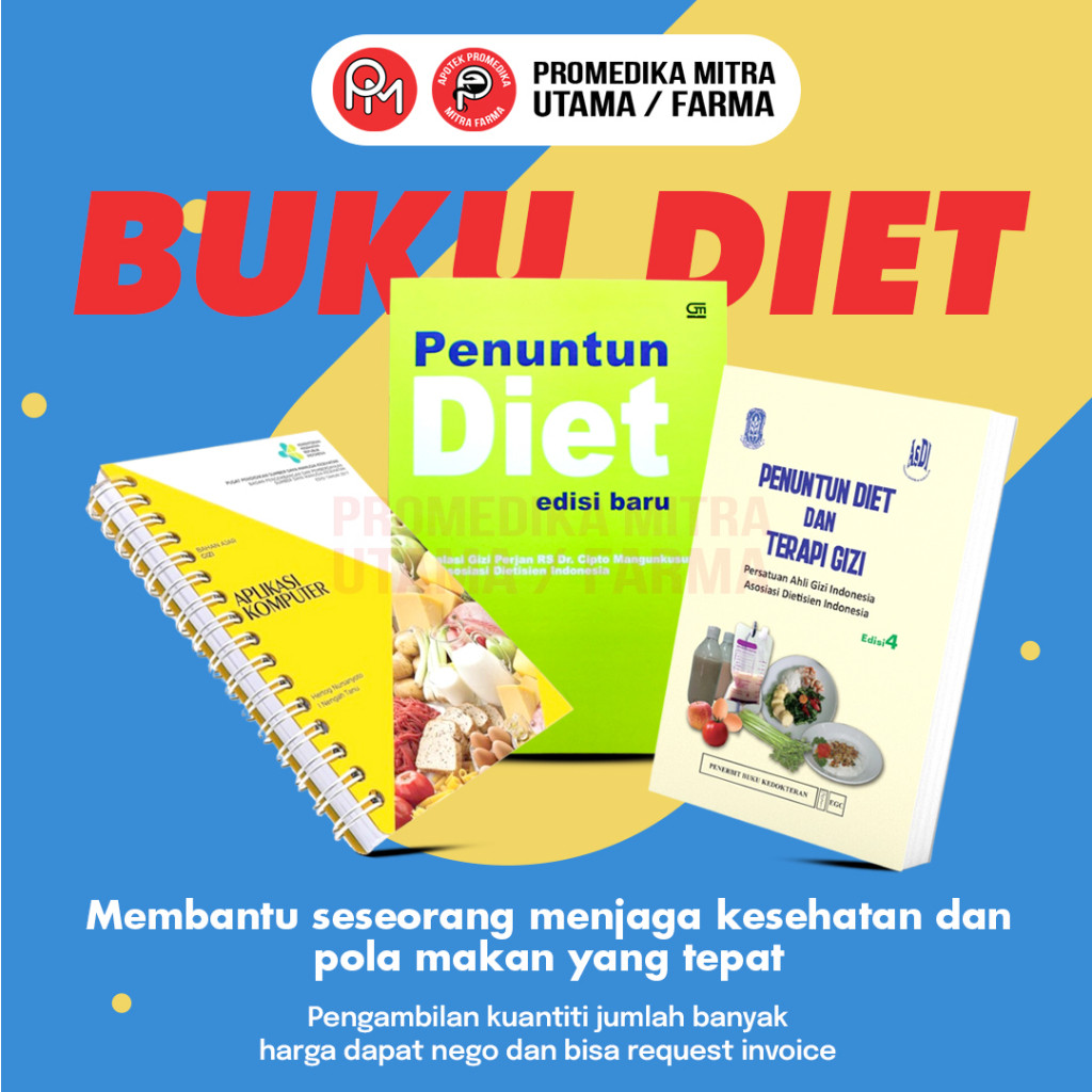 Buku Kesehatan / Buku Diet / Buku Penuntun Gizi / Buku Konseling Gizi