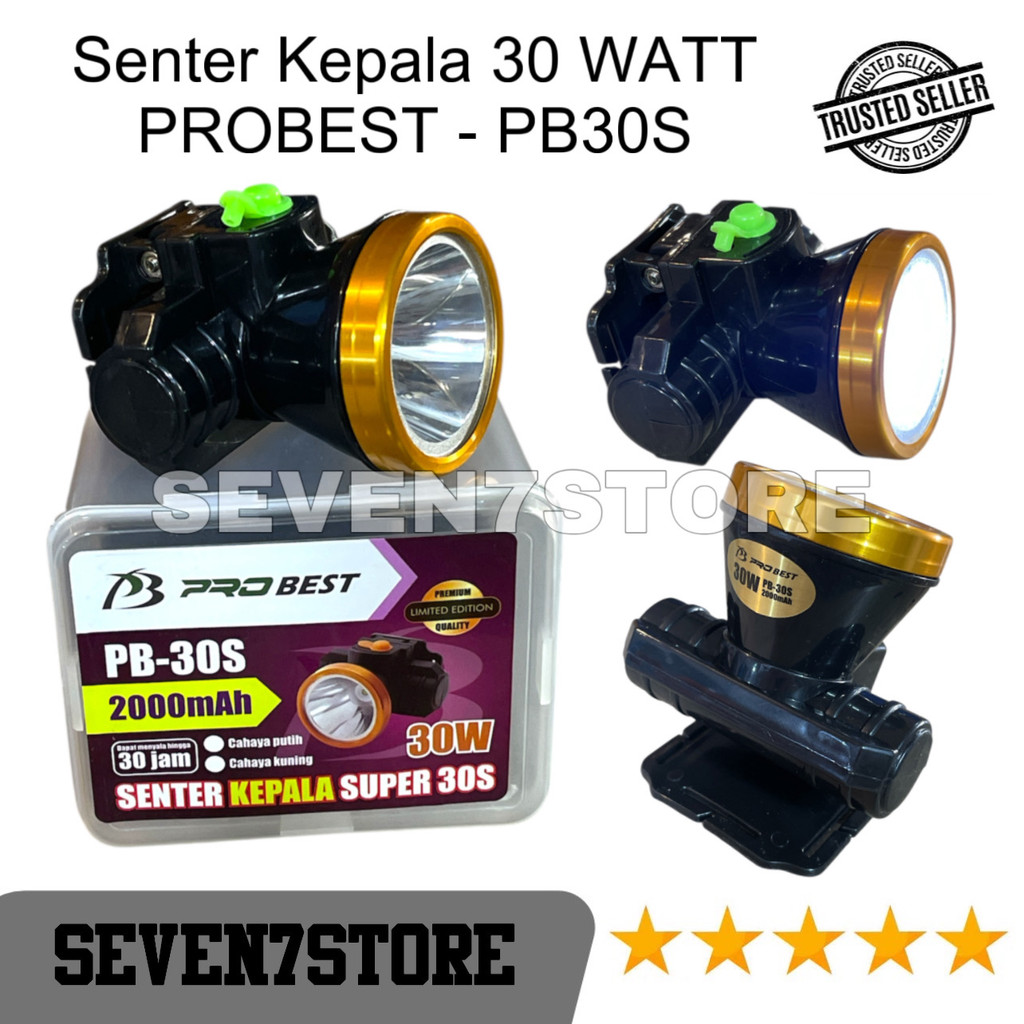 Senter Kepala Probest 30 Watt PB-30S Cahaya Putih
