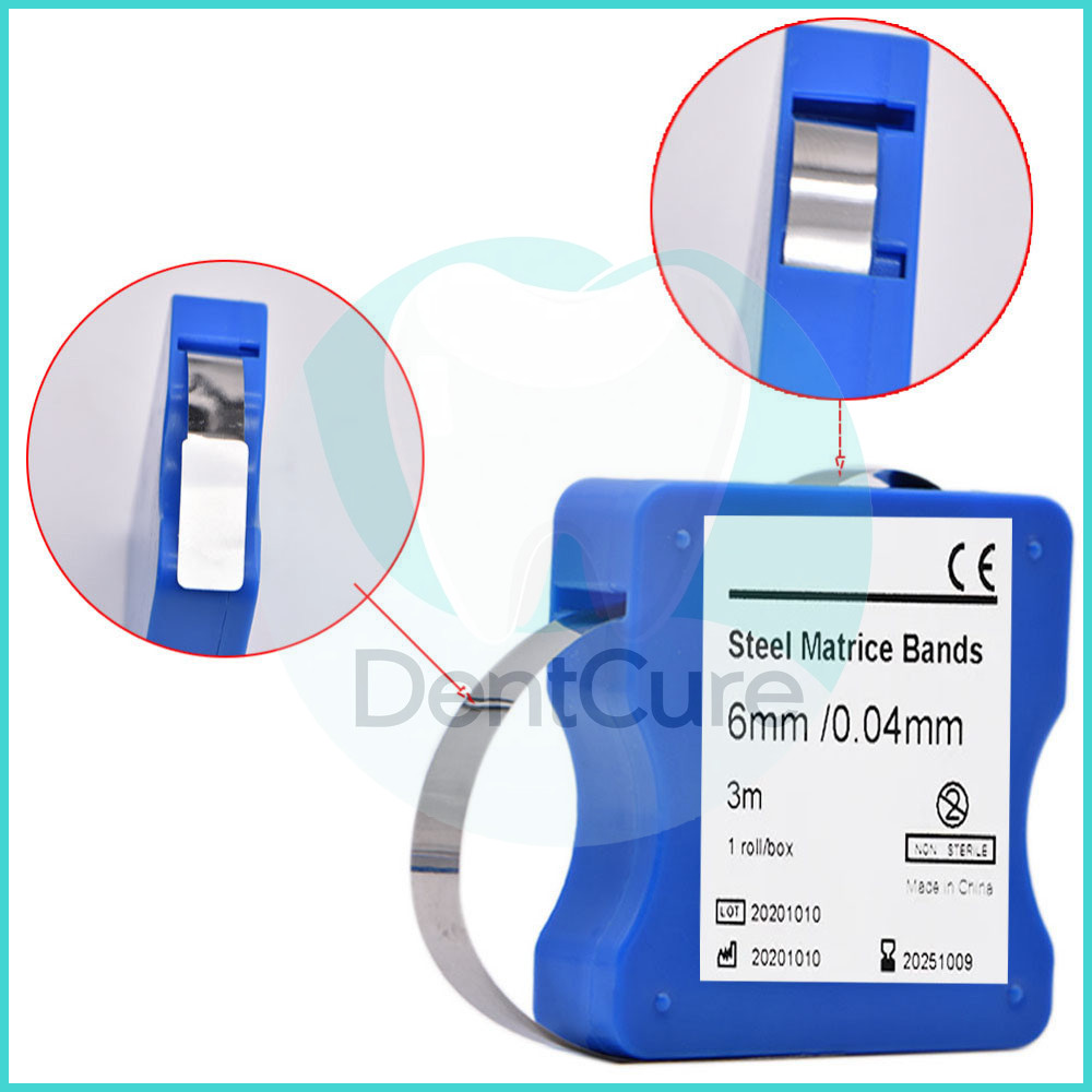 Dental Resin Matrix Band Stainless Steel Matrix Band / Mylar Seluloid Celluloid Strip / Dental Matri