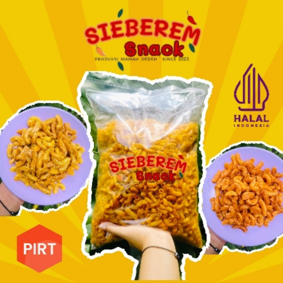 

1 KG Makaroni Cikruh / Krenyes Daun Jeruk (Best Seller) Sieberem Snack Cemilan Khas Asal Kota Tasikmalaya Since 2023 masterplanfrmn