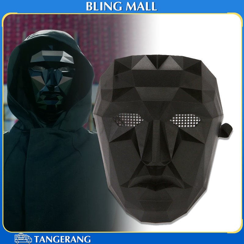 Topeng Squid Game Boss Plastik Untuk Pesta Halloween Squid Game Cosplay Costume Roleplay Games