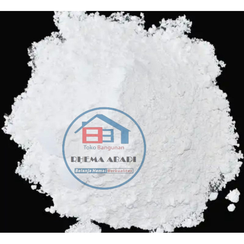 RHEMA Calsium Kalsium Karbonat / Calcium Carbonate / CaCO3 untuk bangunan HARGA per 1 KG Kilo