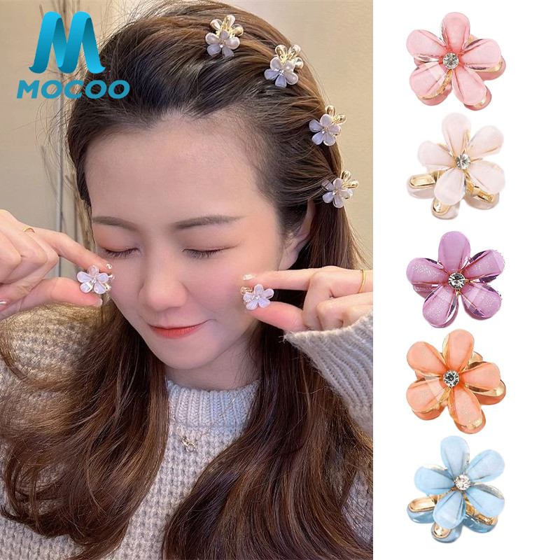 Jepit Rambut Bunga Kecil Korea 5 Pcs Jepit Korea Bunga Daisy
