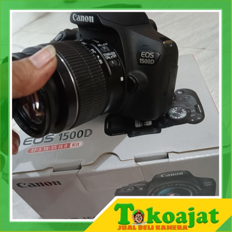 CANON DSLR 1500D + lensa Kit 18-55mm wifi KAMERA CANON EOS 1500D
