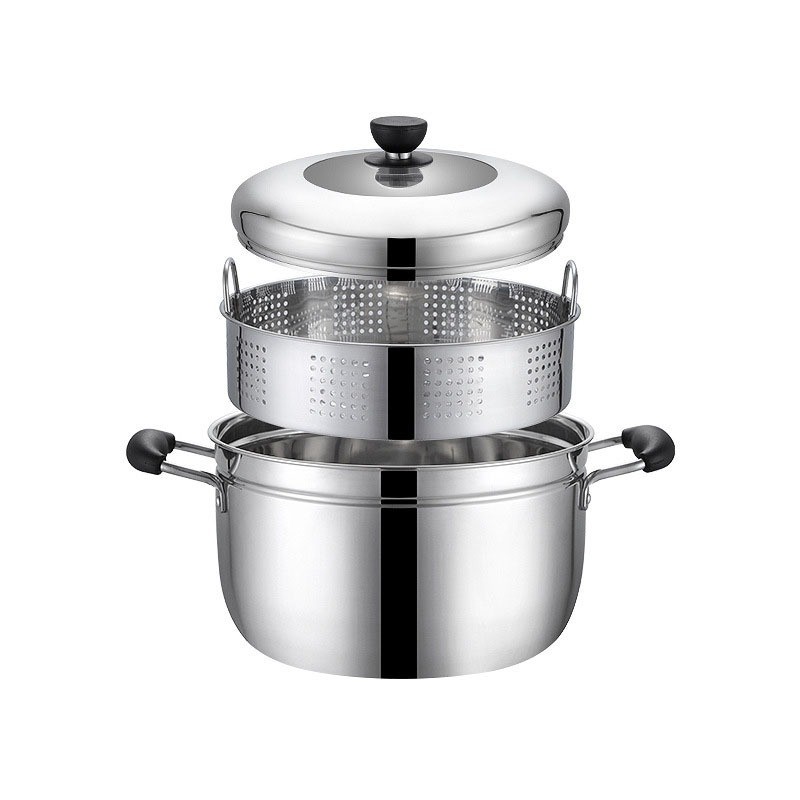 KAMEJING PANCI KUKUSAN 2 SUSUN UKURAN BESAR TUTUP KACA STEAMER JAPAN BAKPAO SIOMAY KUE DANDANG PANCI