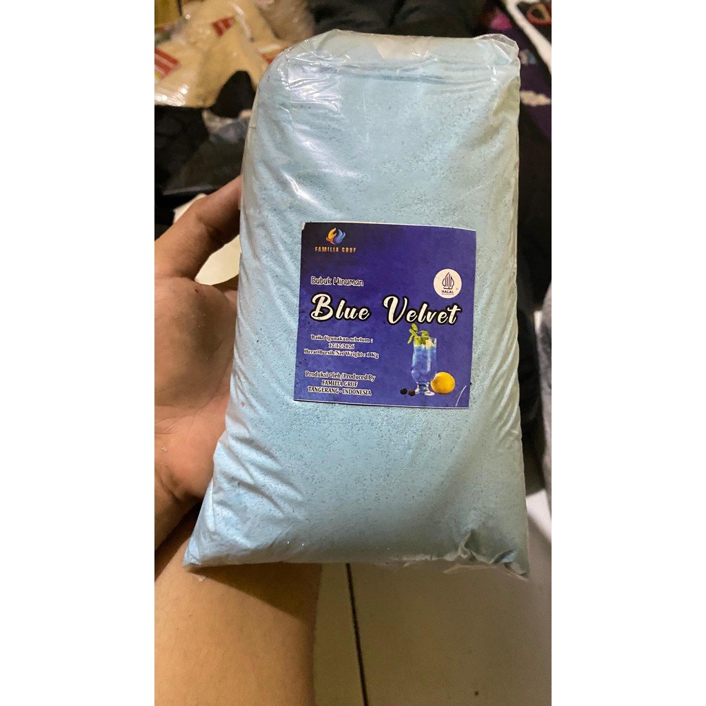 

Bubuk Minuman Premium BLUE VELVET Bubble Drink | BPOM&HALAL