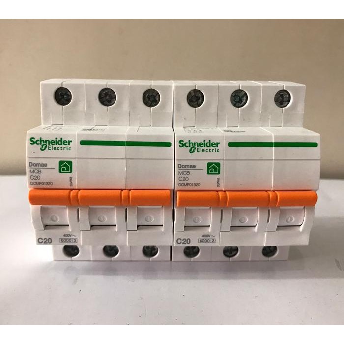 Mcb Domae 20A 3P Schneider