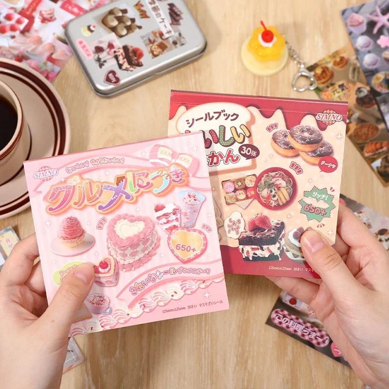 

Mr. Paper,Japanese cuisine themed baking dessert stickers,scrapbook notebooks phone cases diaries decorative stationery stickers