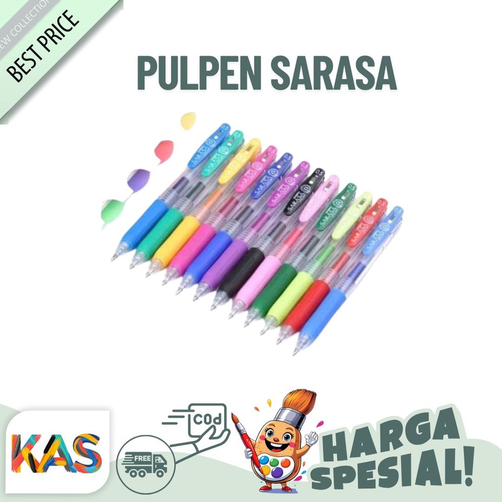 

Pulpen Gel Zebra SARASA CLIP 0.5mm Beli Eceran