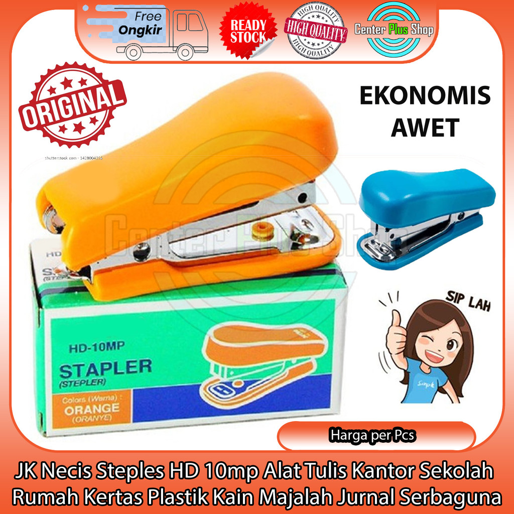 

JK Ceklekan Stapler Staples Mini Hd-10mp Jepretan Kertas Perlengkapan Sekolah Kantor Necis Kecil Sarung Hekter Warna Warni Color Colors Jekrekan Pengokot Menjepit Kertas Penjepit Pembungkus Makanan Dokumen Buku Atk XNDL Alat Tulis Sekolahan