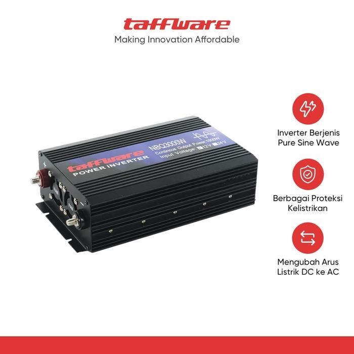 Taffware Power Inverter Mobil Pure Sine Wave 3000W - NBQ3000W