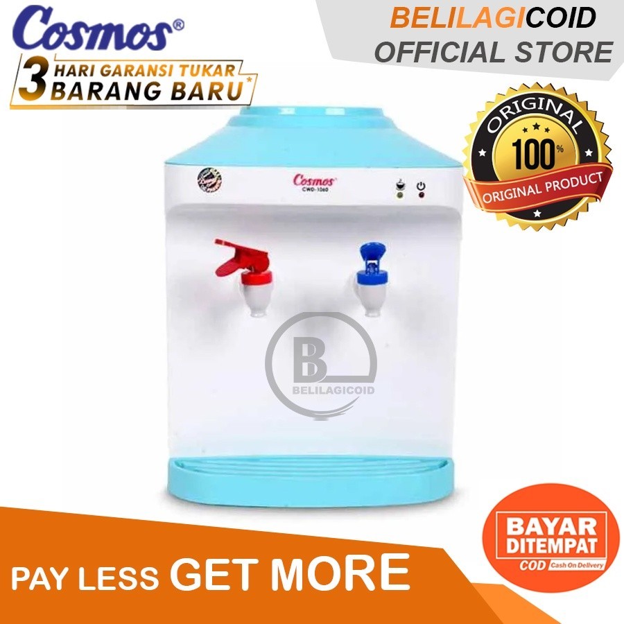 (ORI) Cosmos Dispenser Galon Atas CWD 1060 / Dispenser Galon Atas Cosmos / Dispenser Cosmos CWD1060