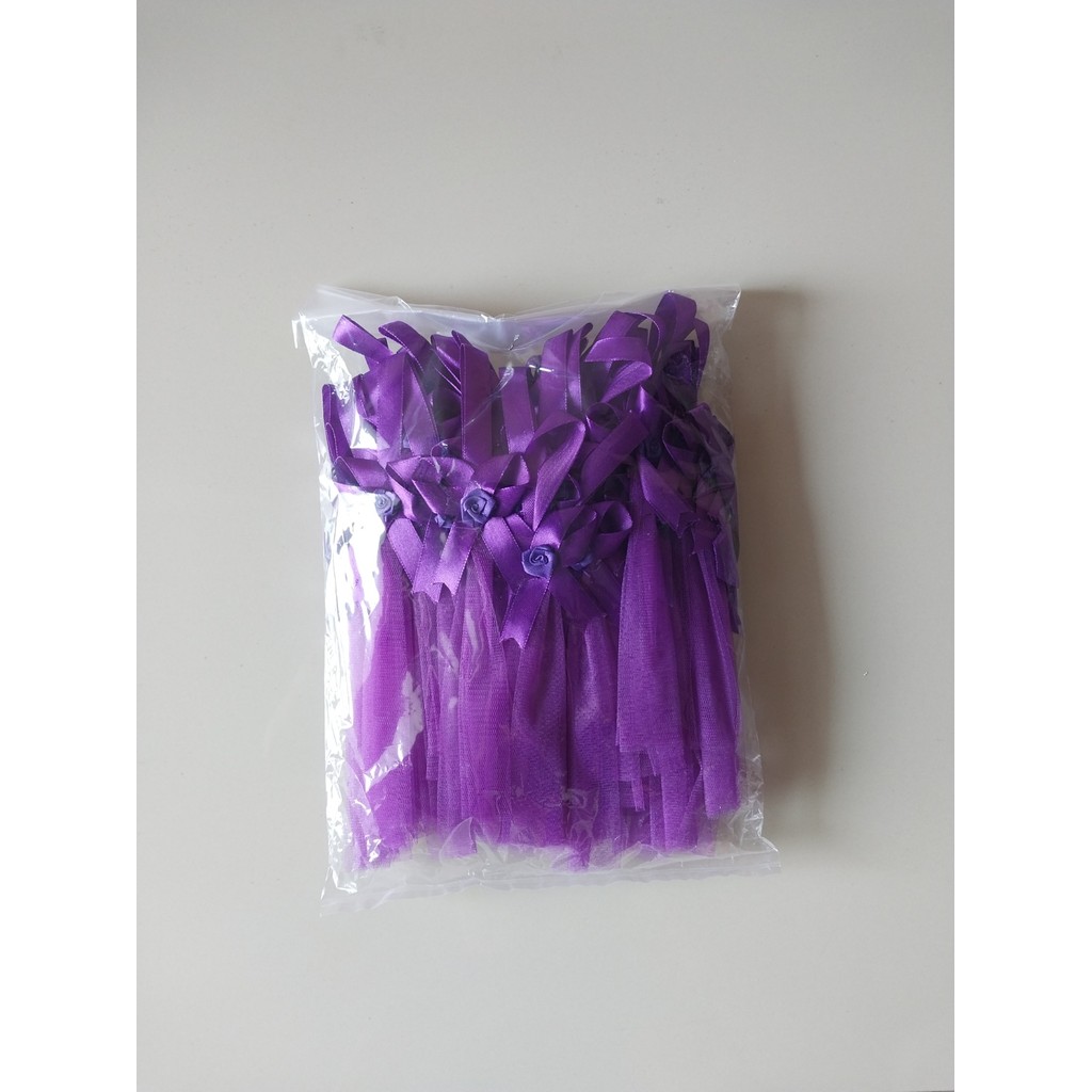 TEMPAT TELUR AQIQAH TILE UNGU/ KEMBANG TELUR AQIQAH TILE/ KANTONG TELUR TILE