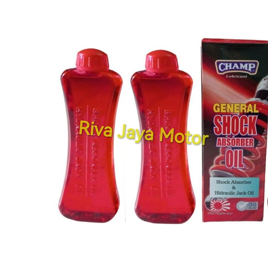 1 Dus 24 Pcs Oli Shock Isi 2 Botol Oil Pelumas Shockbreaker Shok Absorber Depan Universal Motor Cham