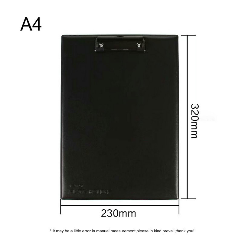 

Faux Leather Clip Board A5 Menu Paper Tablet Hanging Clipboard A4 Quality PU Leather Menu Clipboard Restaurant