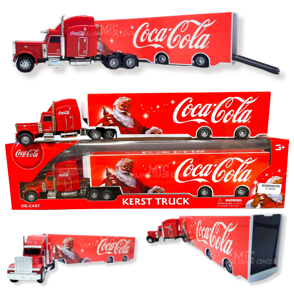 Miniatur Truk Kontainer Trailer Diecast Alloy Metal Skala Koleksi