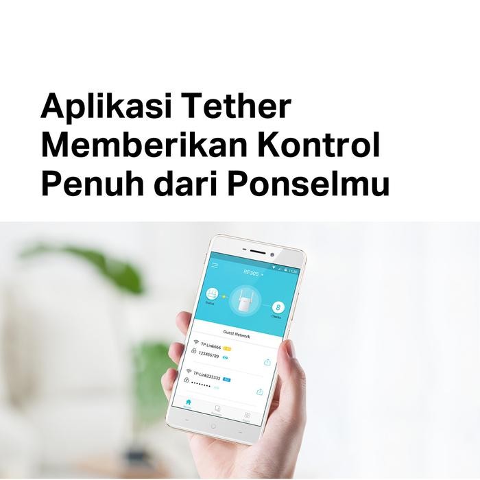 Original TP-LINK RE200 AC750 Wi-Fi Range Extender - RE200
