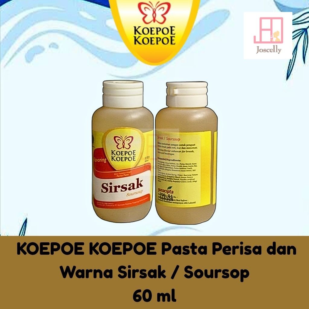 

JOSCELLY.ID KOEPOE KOEPOE Pasta Perisa dan Warna Zurzak / Zirzak Putih / Soursop