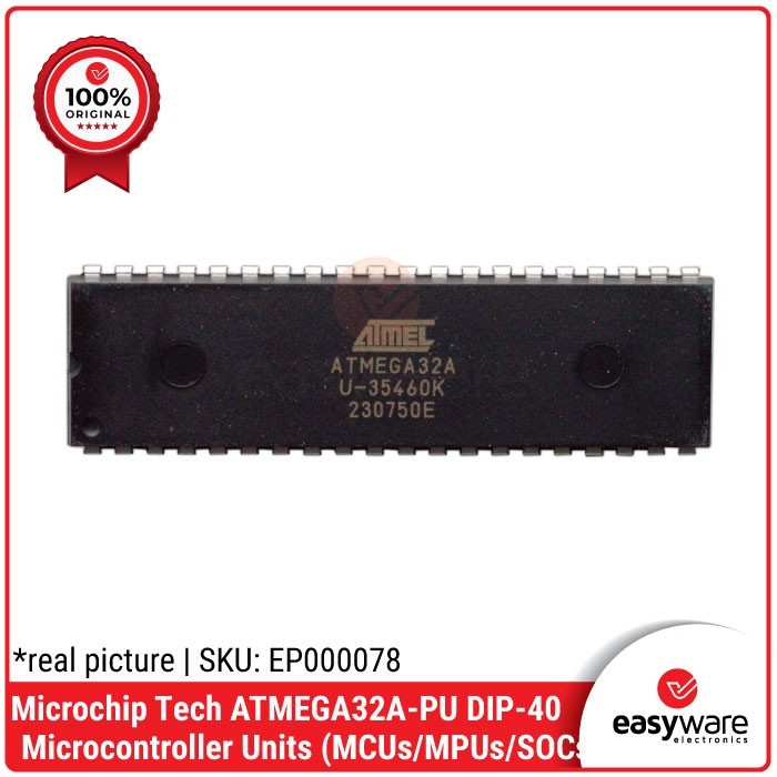

PART & TOOL ATMEGA32A-PU ATMEGA32 ATMEGA32A MICROCHIP ORIGINAL CO27
