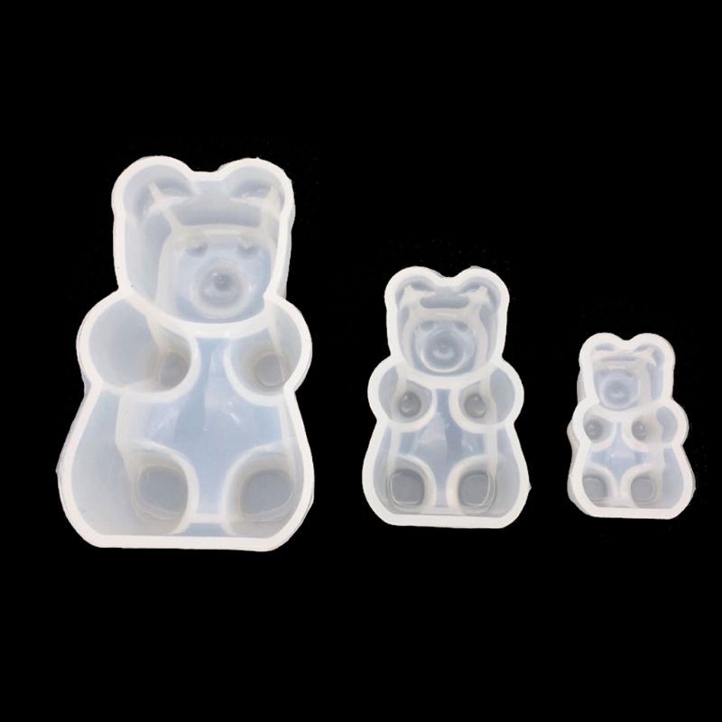 

Gummy Bear Candy Silicone Mold Cake Chocolate Fondant Resin Pendant Jewelry DIY