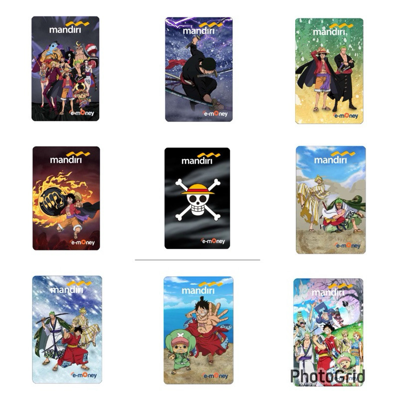 Mandiri e-Money edisi One Piece / Kartu eMoney Mandiri
