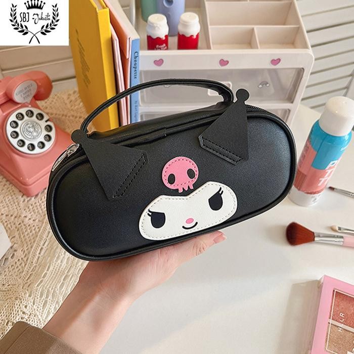 

AHHA Kotak pensil tempat pensil multifungsi Sanrio series kapasitas besar ORIGINAL LICENSED Alat Sekolah - Kuromi