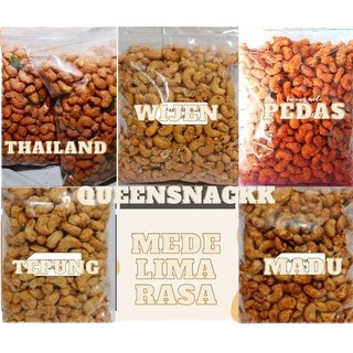 

Kacang Mede Rasa Mete Goreng (Pedas,Crispy,THAILAND,Madu,Wijen) 1Kg
