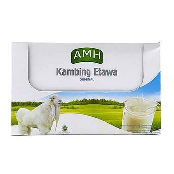 

BISA ECER PERSACHET//SUSU KAMBING ETAWA JAHE AMH ASLI/ AMH FULL CREAM RASA ORIGINAL VANILLA SATU KOTAK 10 SACHET MURAH