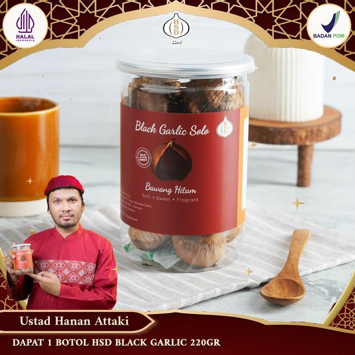 

Black Garlic HSD 220 Gr / Bottle, Bawang Hitam Spices v2 Terlaris