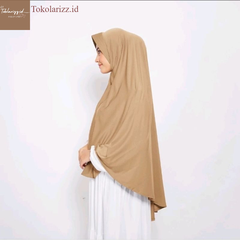 Bergo Pet Syar'i / Khimar Fawri / Bergo Pet Bahan Jersey Grade A