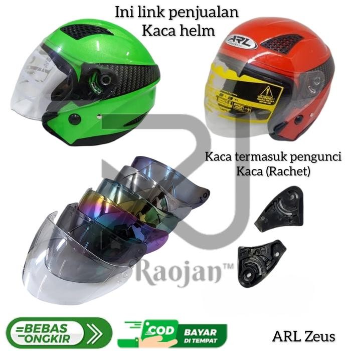 Kaca helm ARL Zeus Visor helm ARL Zeus Rachet