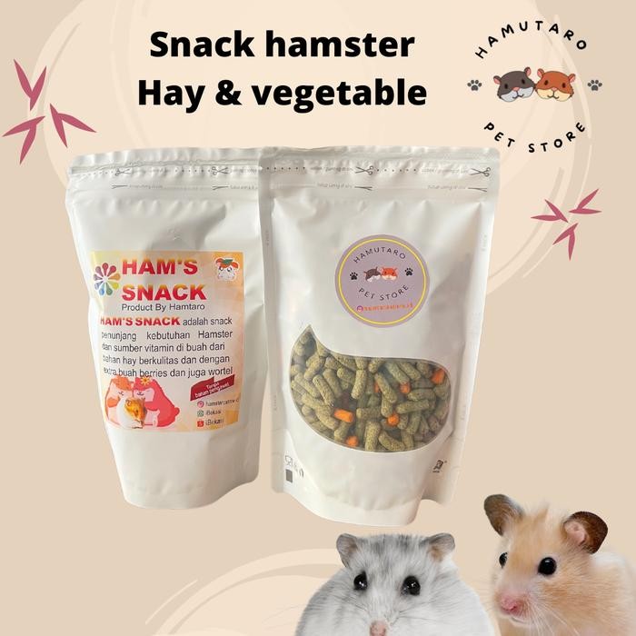 

SNACK / Cemilan sehat hamster, Makanan guena pig ( multivitamin) - 250gram