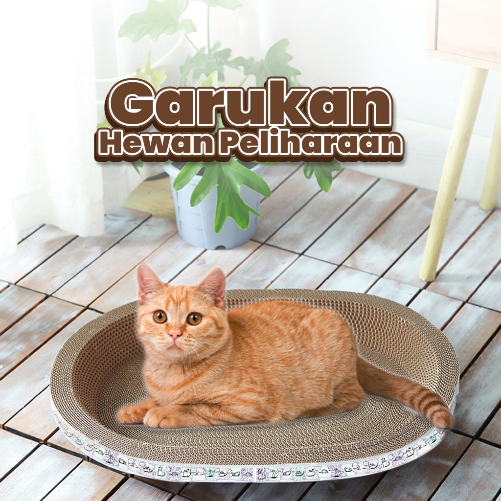 fusena store  Papan Garuk Kucing M33-M35 / Papan Garuk Mainan Kucing