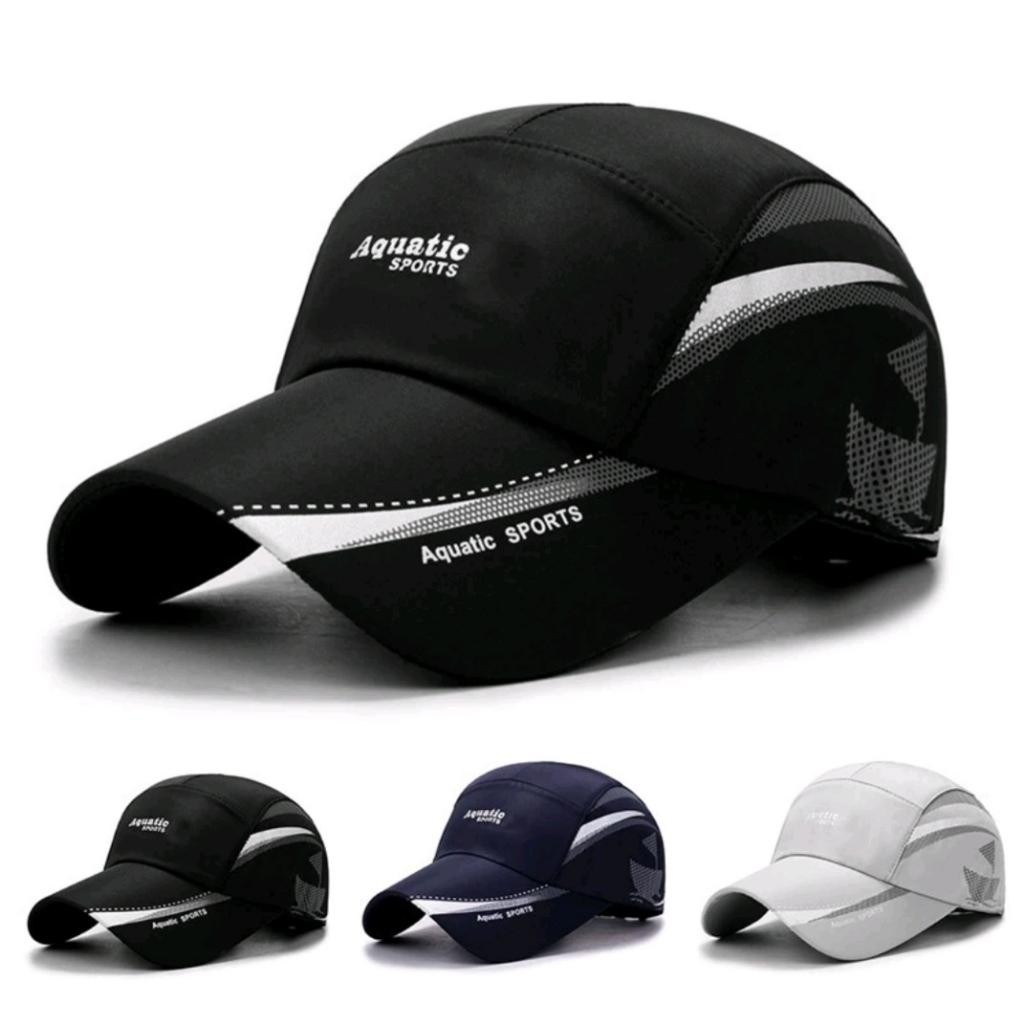 Topi Sport Olahraga Parasut Anti Air / topi Anti air / Topi Sport sepeda / Topi Lari / topi Joging /