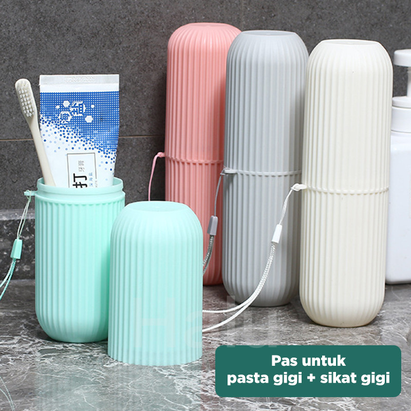 Tempat Sikat Gigi Travel Tabung Sikat Gigi Set Serbaguna
