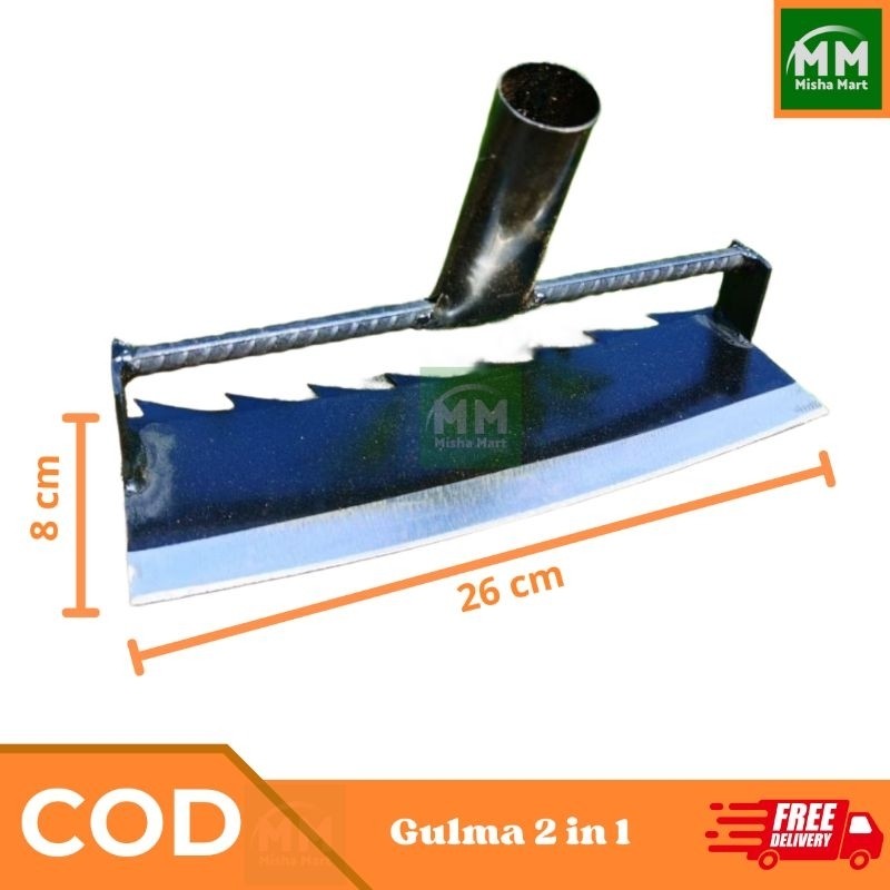 cangkul gulma panjang 2in1, cangkul rumput liar ~MM Co