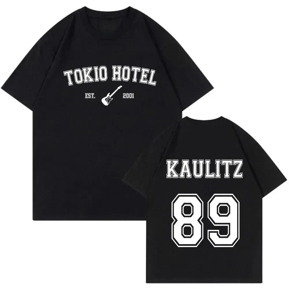 Rock Band Tokyo Hotel Monogram Print T Shirt