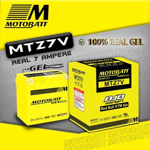 Aki baterai MOTOBATT MTZ7V nmax old