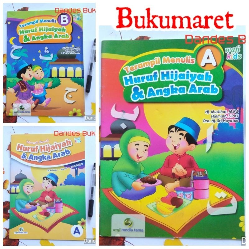 Terampil Menulis Huruf Hijaiyah & Angka Arab - Buku Anak TK / RA
