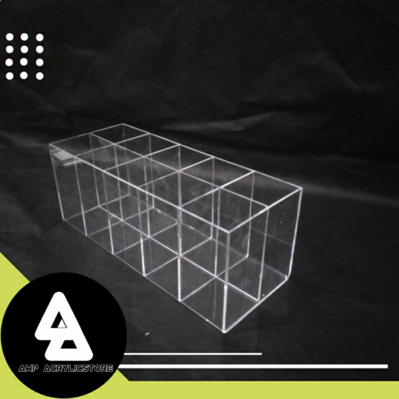 

Tempat Pensil Akrilik / Atk Acrylic Isi 10 Kotak