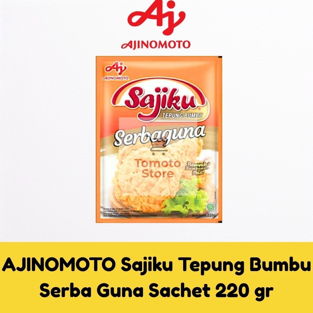 

✨ TOMOTOSTORE ✨ AJINOMOTO Sajiku Tepung Bumbu Serba Guna Sachet 220 gr
