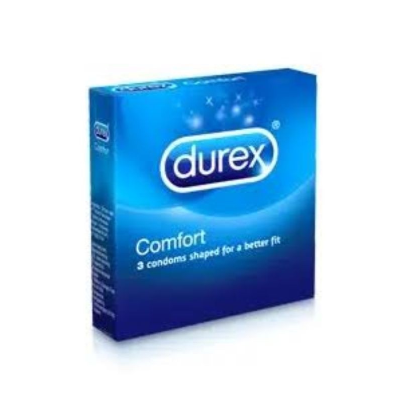 DISKON Durex Kondom Comfort Isi 3s [ JAMINAN PRIVASI ]  Pengaman Kesehatan Sexual / Kontrasepsi / La