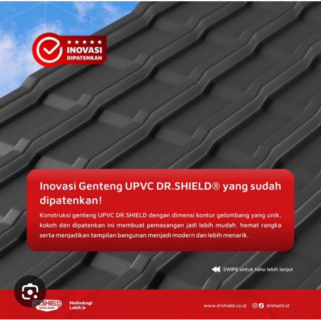 DR SHIELD GENTENG UPVC