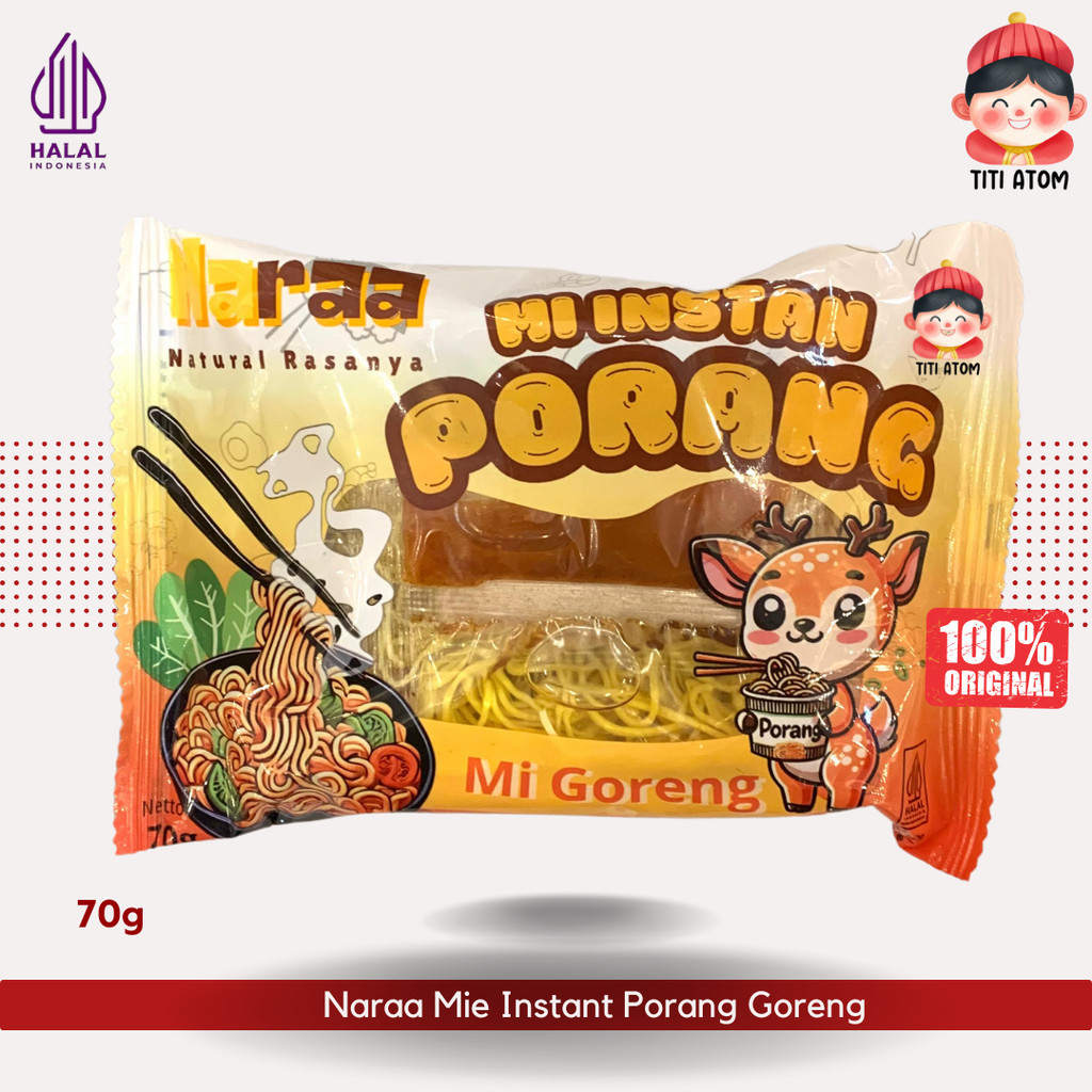 

Naraa Mie Instant Porang Konjac Goreng 70g