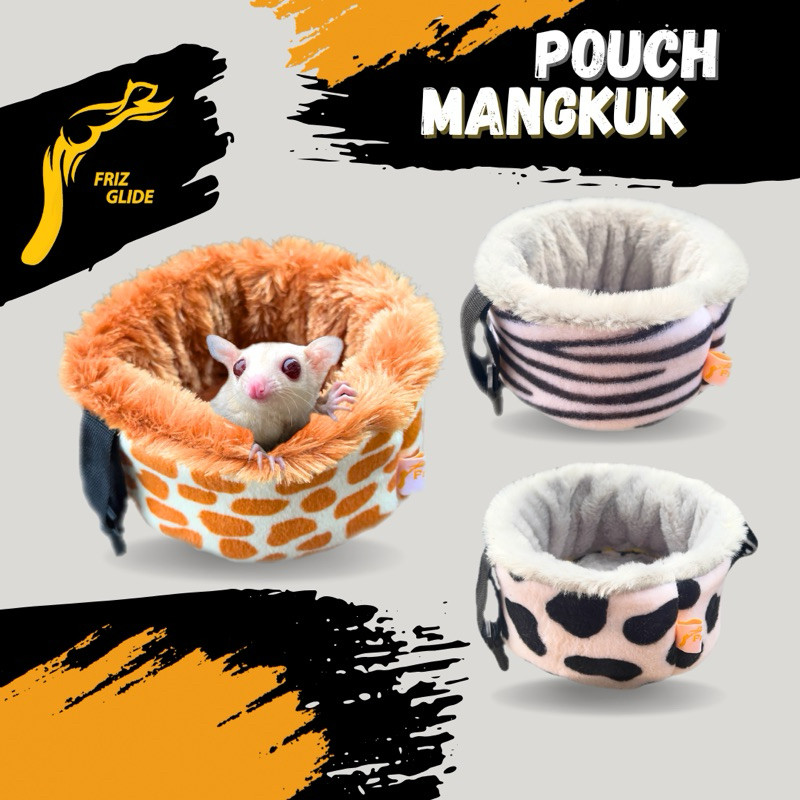 SLEEPING POUCH MANGKOK SLEEPING POUCH SUGAR GLIDER TUPAI TERBANG TEMPAT TIDUR SUGAR GLIDER