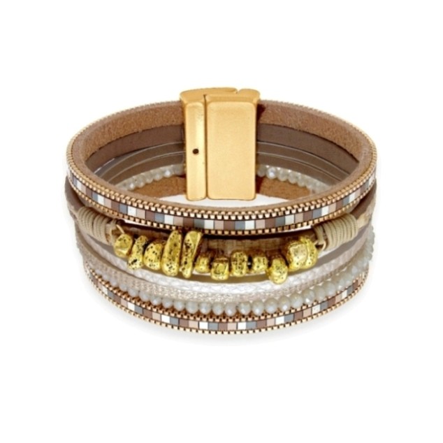 Gelang Kulit Vibrant -Vibrant Leather Bracelet