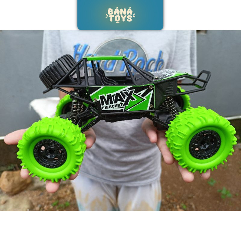 ( Bisa Cod ) Mainan Anak Cowok Mobil Remote Control RC Rock Crawler Jeep Offroad SNI MURAH